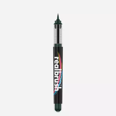 Realbrush Pigment Marker Olive Black