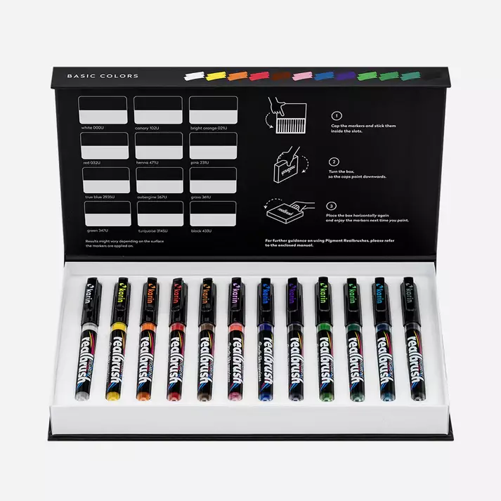 Realbrush Pigment Set 12 Basic Colors - 2