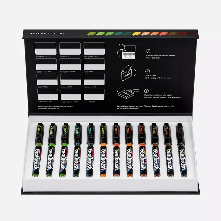 Realbrush Pigment Set 12 Nature Colors - 2