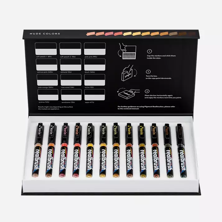 Realbrush Pigment Set 12 Nude Colors - 2