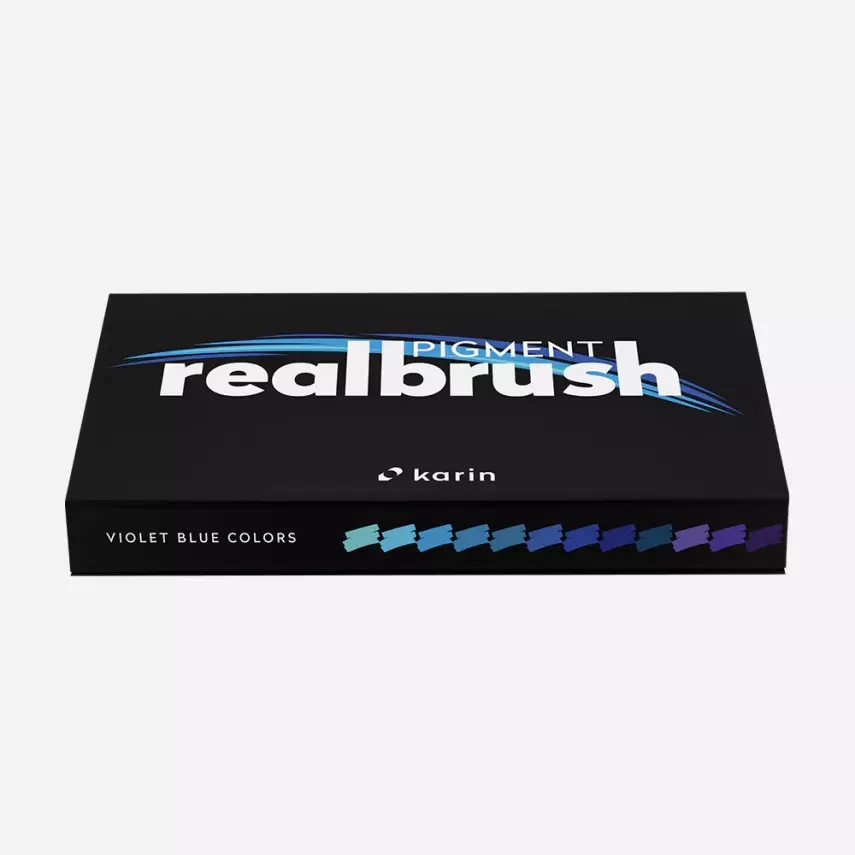 Realbrush Pigment Set 12 Violet-Blue Colors - 1