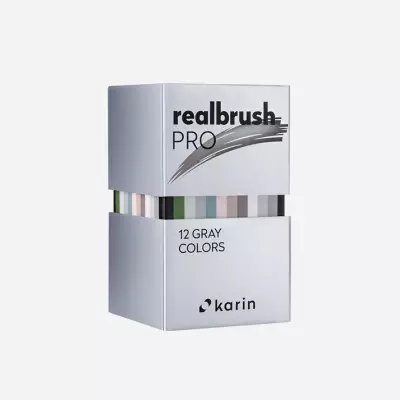 Realbrush PRO Set 12 Gray Colors - 4