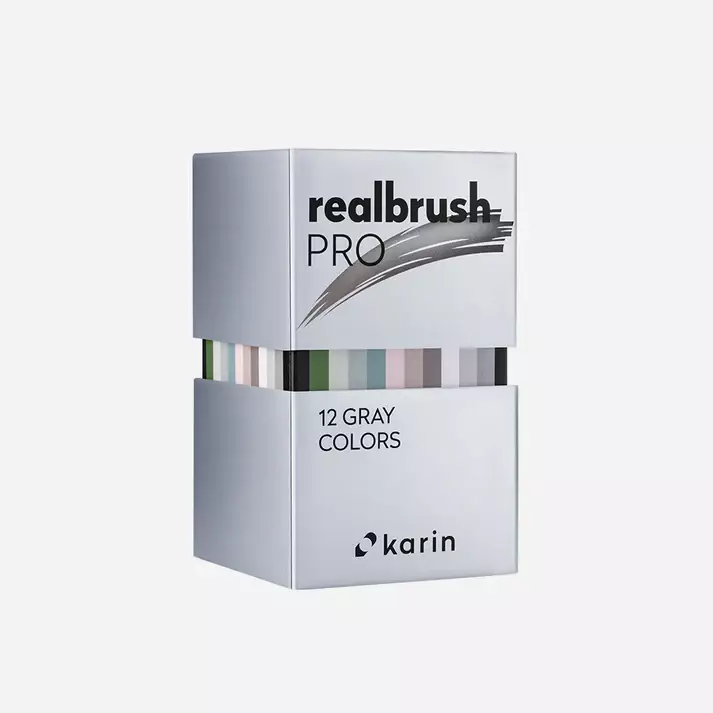 Realbrush PRO Set 12 Gray Colors - 4