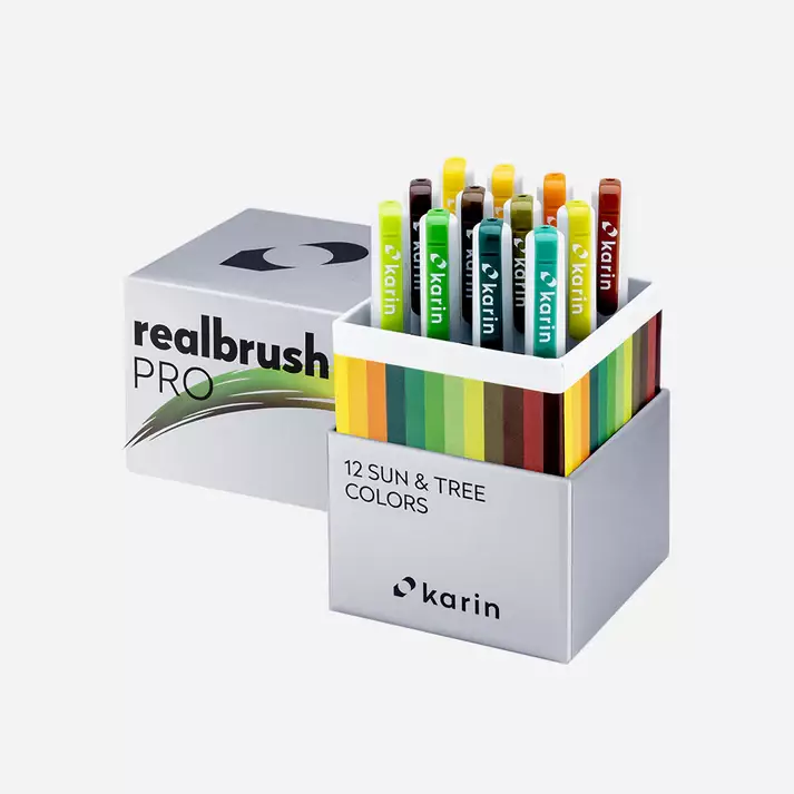 Realbrush PRO Set 12 Sun&Tree Colors - 1