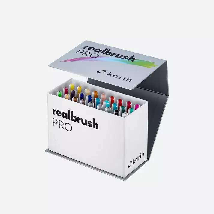 Realbrush PRO Set 26 Basic Colors + Blender - 1