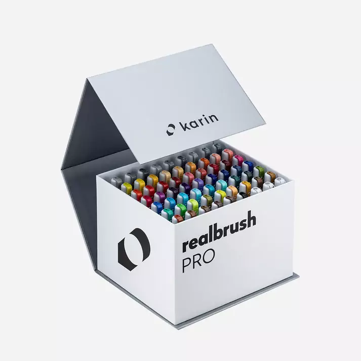 Realbrush PRO Set 60 Basic Colors + 3 Blender - 2