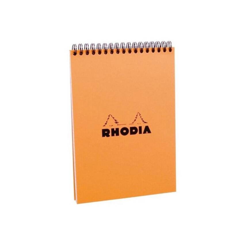 Rhodia A4 Squared Notepad Orange - 1