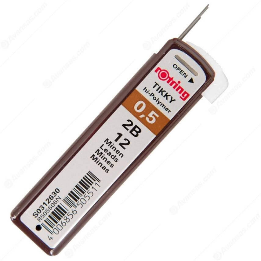 Rotring 0.5 mm 2B Hi-Polymer Pen Tip - 1