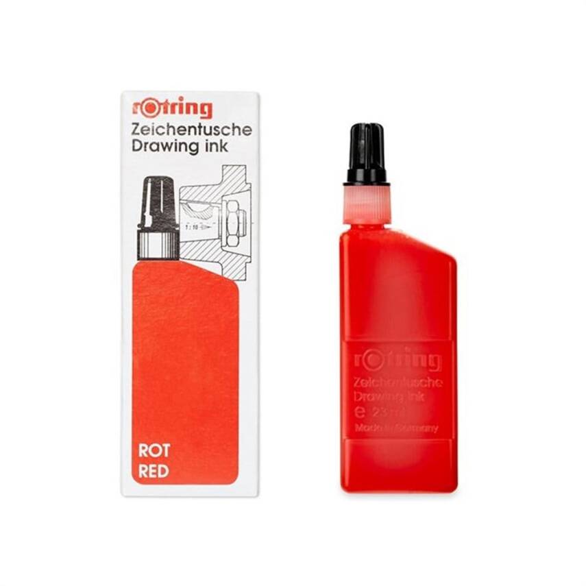 Rotring Rapido Mürekkebi 23 ml Kırmızı - 1