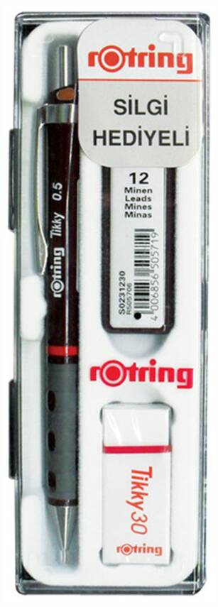 Rotring Tikky Versatil Okul Seti 0,5 mm Bordo - 1