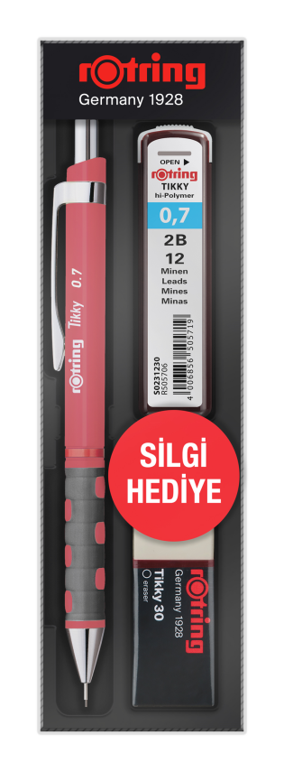 Rotring Tikky Versatil School Set 0.7 mm Dusty Rose - 1