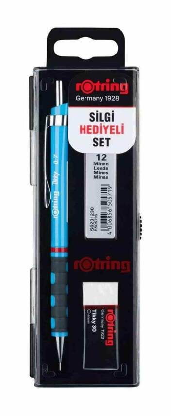 Rotring Tikky Versatile School Set 0.7 mm Light Blue - 1
