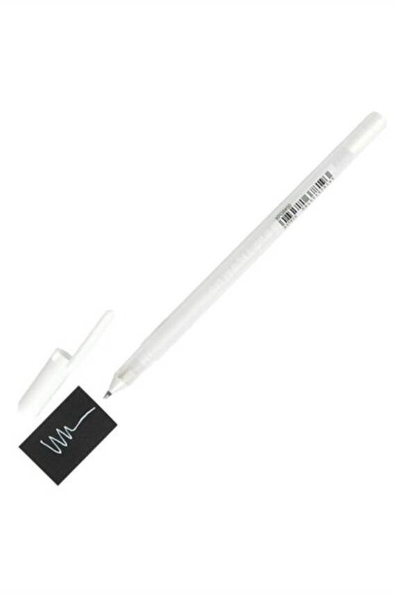 Sakura Gelly Basic Medium 04.mm White (Medium Thick Nib) - 1