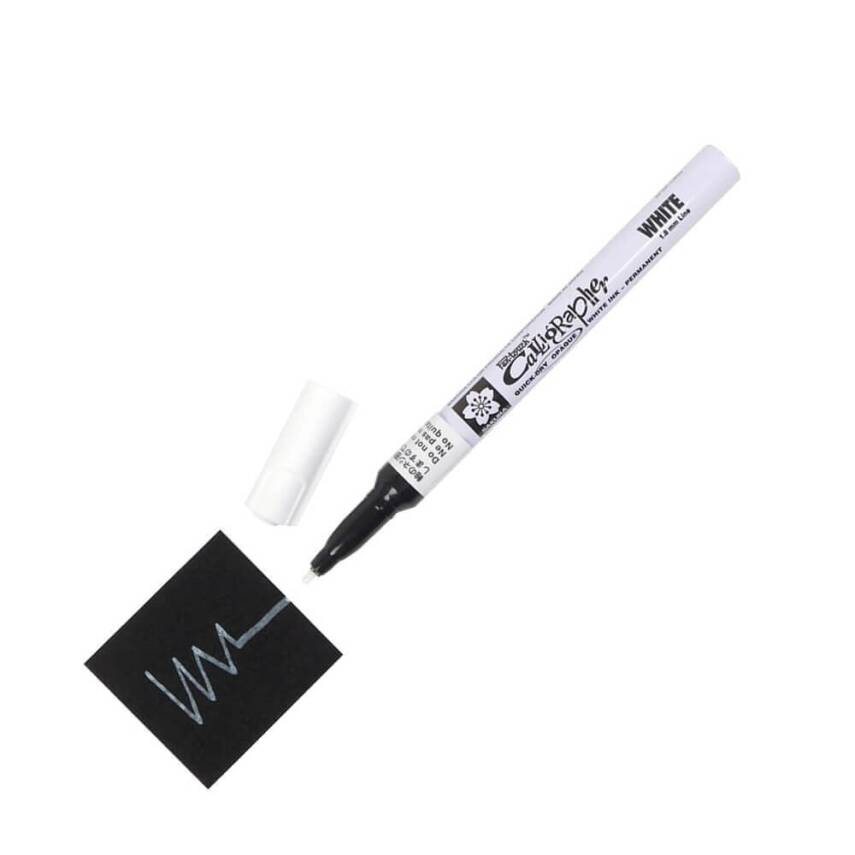 Sakura Pen Touch Calligraphy Pen 1.8mm - White - 1