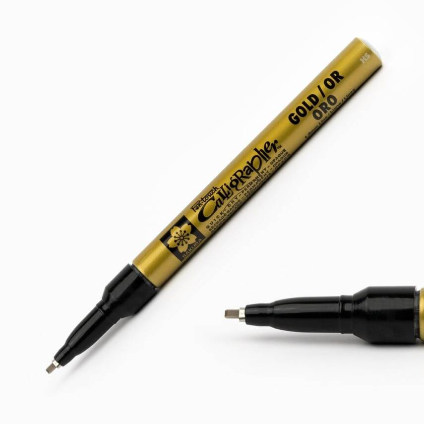 Sakura Pen Touch Calligraphy Pen Fine 1.8mm Gold - 1