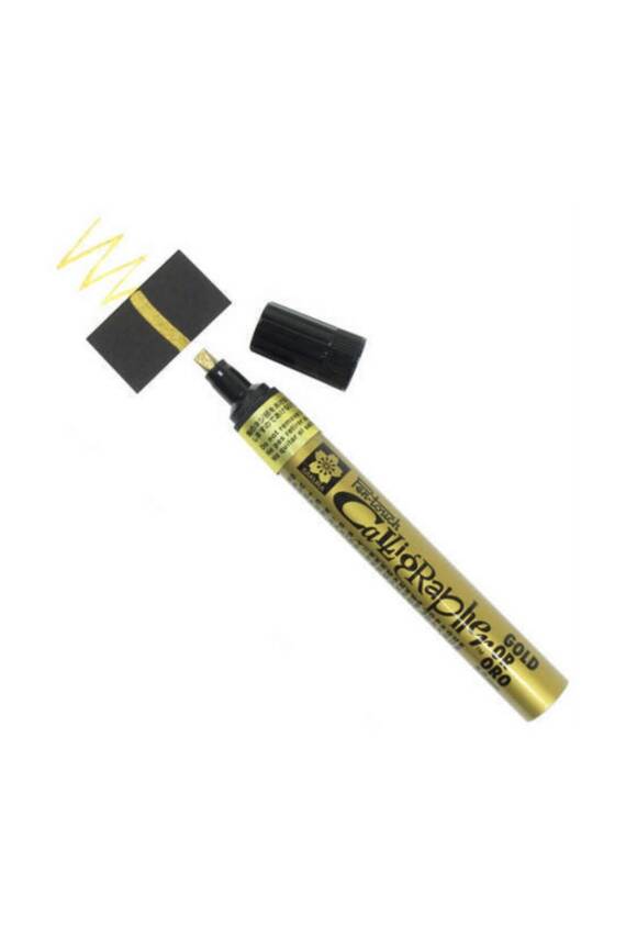 Sakura Pen Touch Calligraphy Pen Medium 5.0mm gold - 1