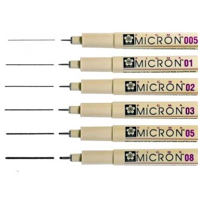 Sakura Pigma Micron Drawing Pen Black 04