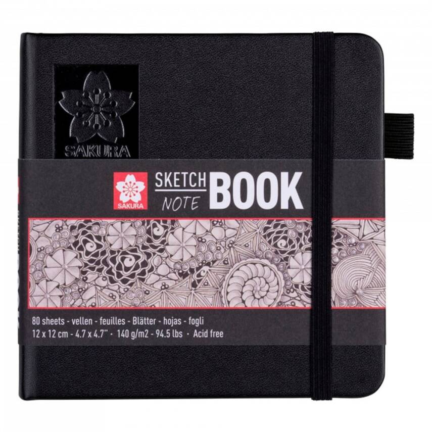 Sakura Sketch Book White 140Gr 12X12Cm - 1