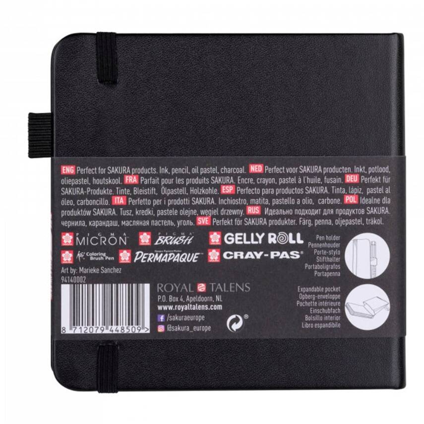 Sakura Sketch Book White 140Gr 12X12Cm - 2