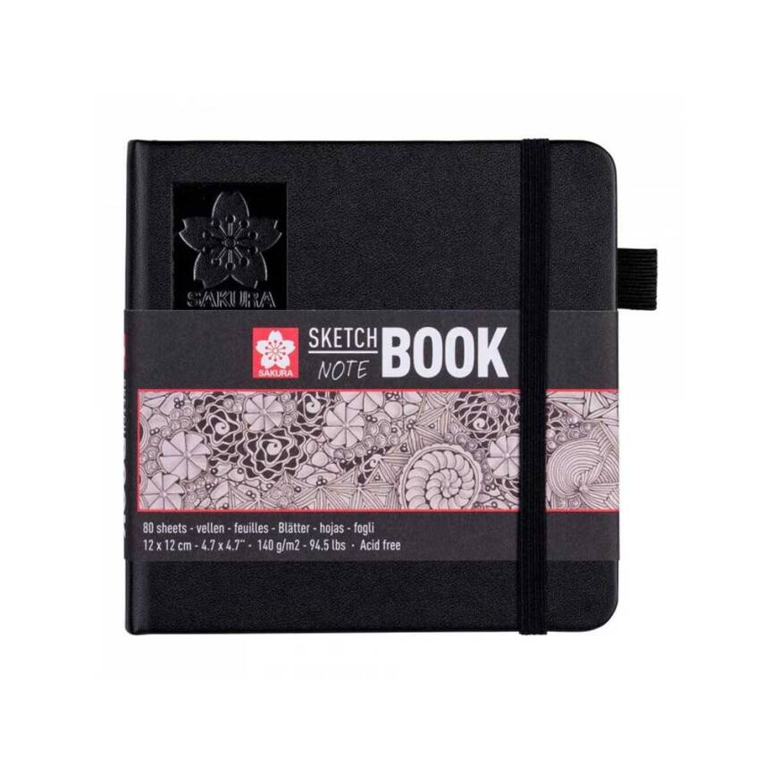 Sakura Sketch Book White 140Gr 12X12Cm - 1