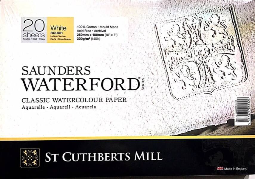 Saunders Waterford Suluboya Blok Rough 18x26cm 300gr 20syf - 1