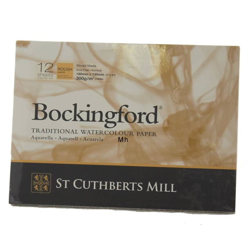 Saunders Waterford Suluboya Blok Rough White 36x26cm 300gr 12syf - 1