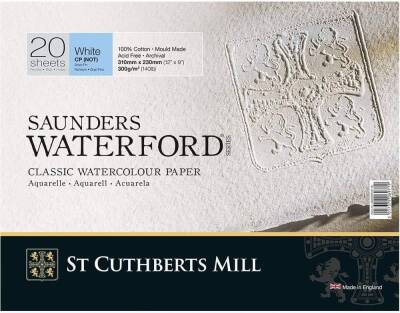 Saunders Waterford Watercolor Block Cp 23x31cm 300gr 20pages - 1