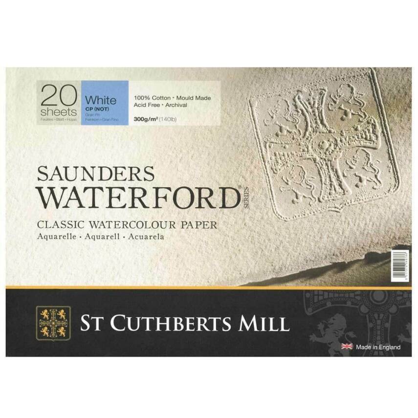 Saunders Waterford Watercolor Block Cp 31x41cm 300gr 20pages - 1