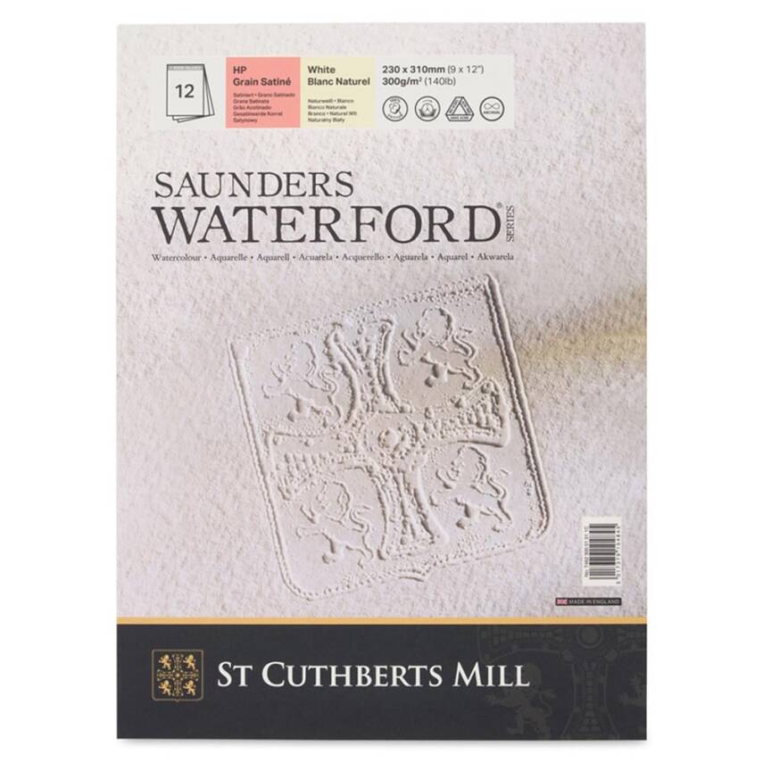 Saunders Waterford Watercolor Block HP 31X23 cm 300gr 12pages - 1