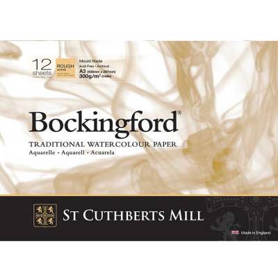 Saunders Waterford Watercolor Block Rough White 36x26cm 300gr 12pages - 1