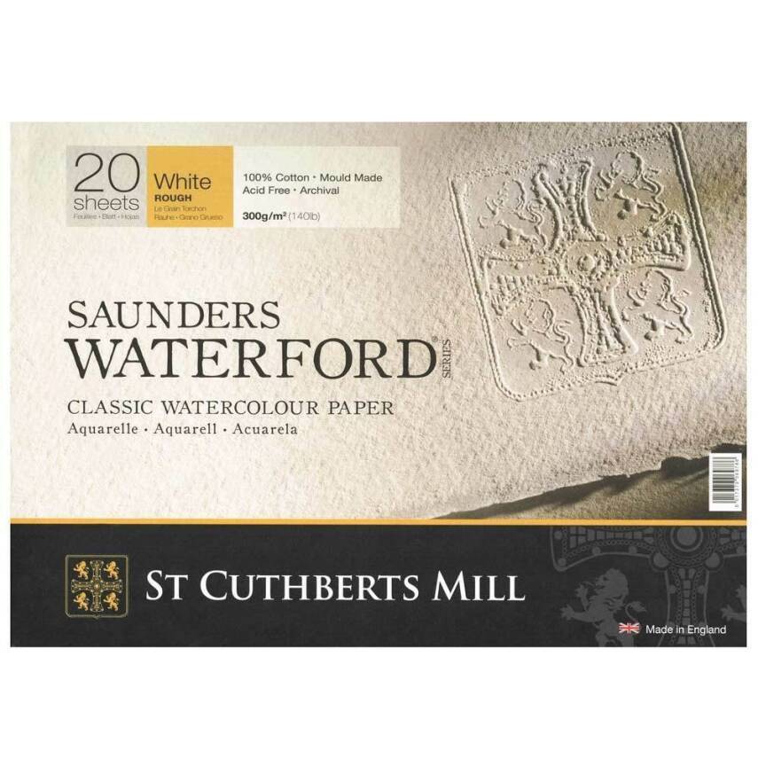 Saunders Waterford Watercolour Block Texture 23x31cm 300gr 20 pages - 1