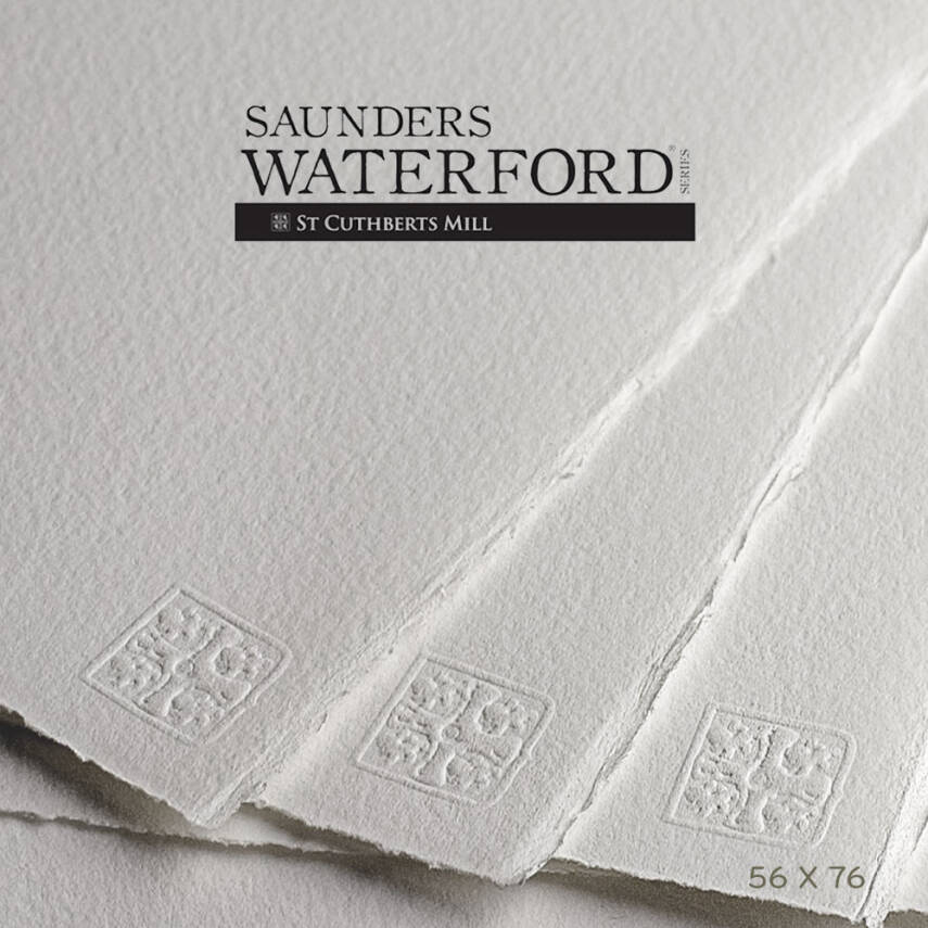 Saunders Waterford Watercolour Paper 56x76 cm 638 gsm White Hot Pressed - 1