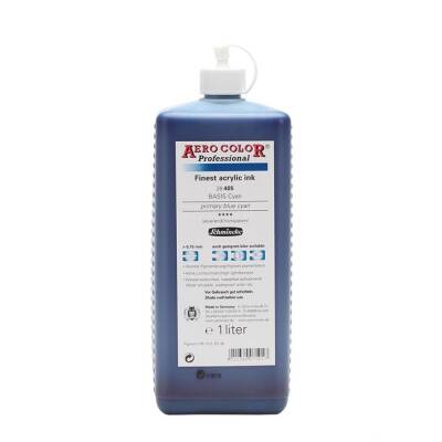 Schmincke Aero Color Acrylic Ink 1000 ml 405 Primary Blue Cyan