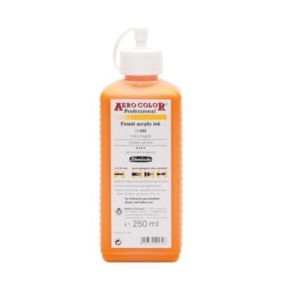 Schmincke Aero Color Acrylic Ink 250 ml 203 Indian Yellow