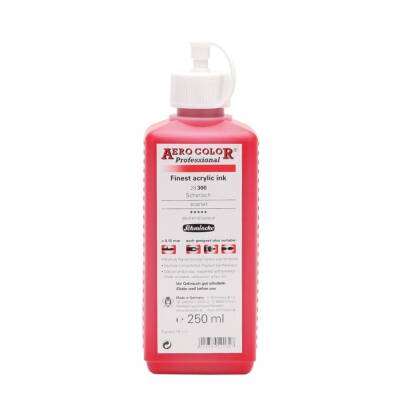 Schmincke Aero Color Acrylic Ink 250 ml 300 Scarlet - 2