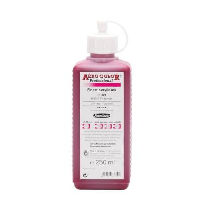 Schmincke Aero Color Acrylic Ink 250 ml 304 Primary Magenta - 2