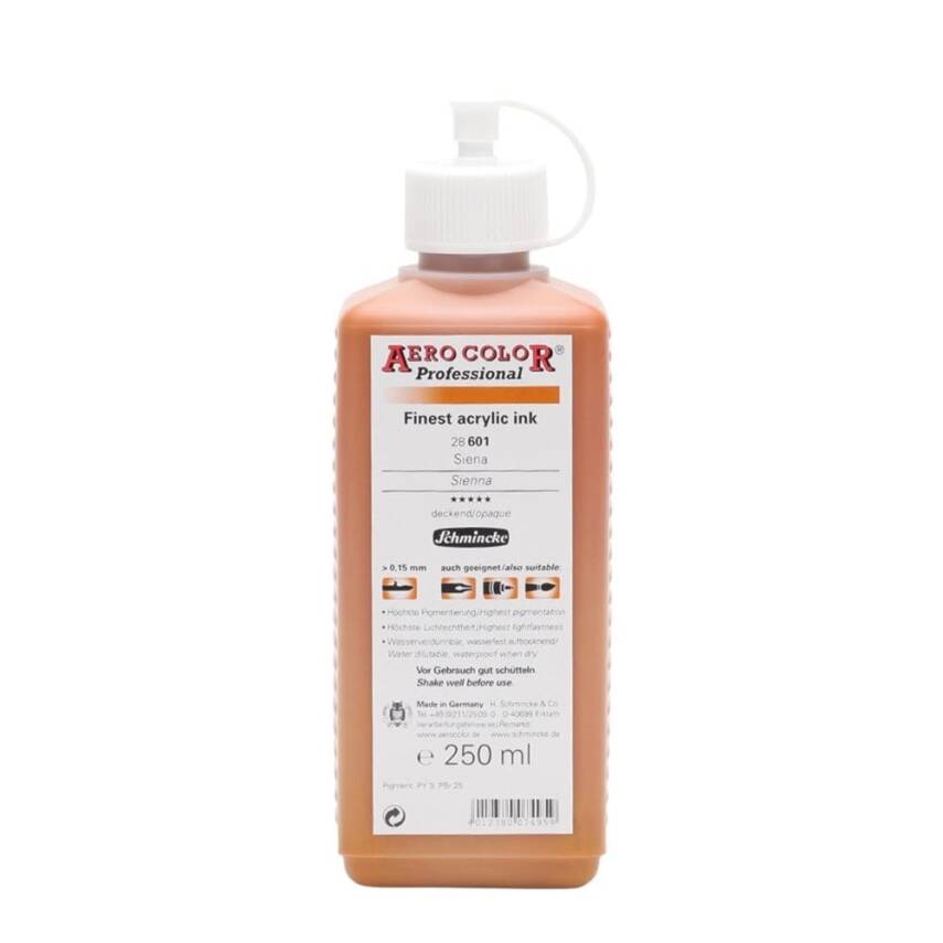 Schmincke Aero Color Acrylic Ink 250 ml 601 Sienna - 1