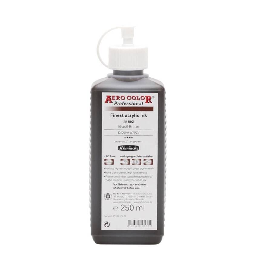 Schmincke Aero Color Acrylic Ink 250 ml 602 BroBrazil - 1