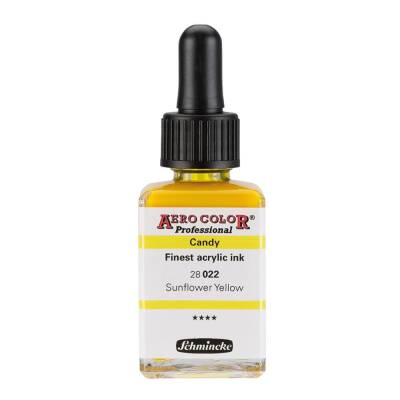 Schmincke Aero Color Acrylic Ink 28 ml 022 Sunflower Yellow