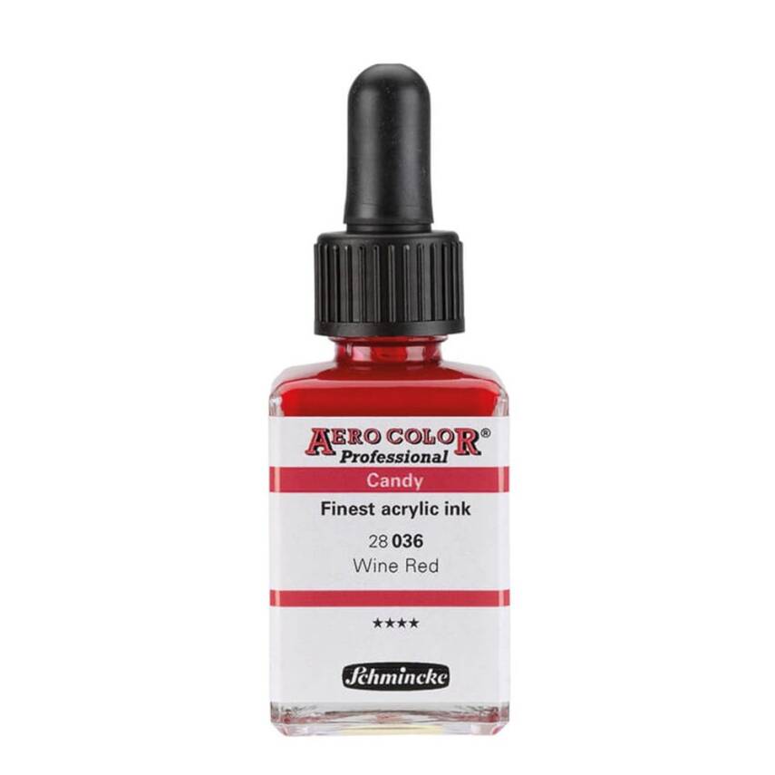 Schmincke Aero Color Acrylic Ink 28 ml 036 Wine Red - 1
