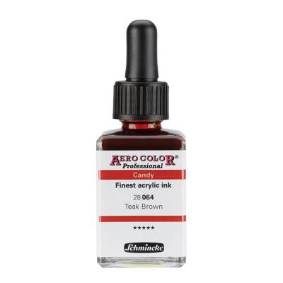 Schmincke Aero Color Acrylic Ink 28 ml 064 Teak Brown