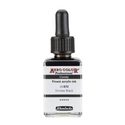 Schmincke Aero Color Acrylic Ink 28 ml 072 Smoke Black