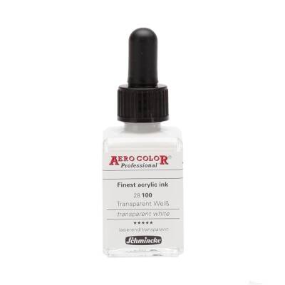 Schmincke Aero Color Acrylic Ink 28 ml 100 Transparent White