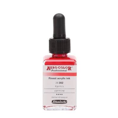 Schmincke Aero Color Acrylic Ink 28 ml 302 Carmine