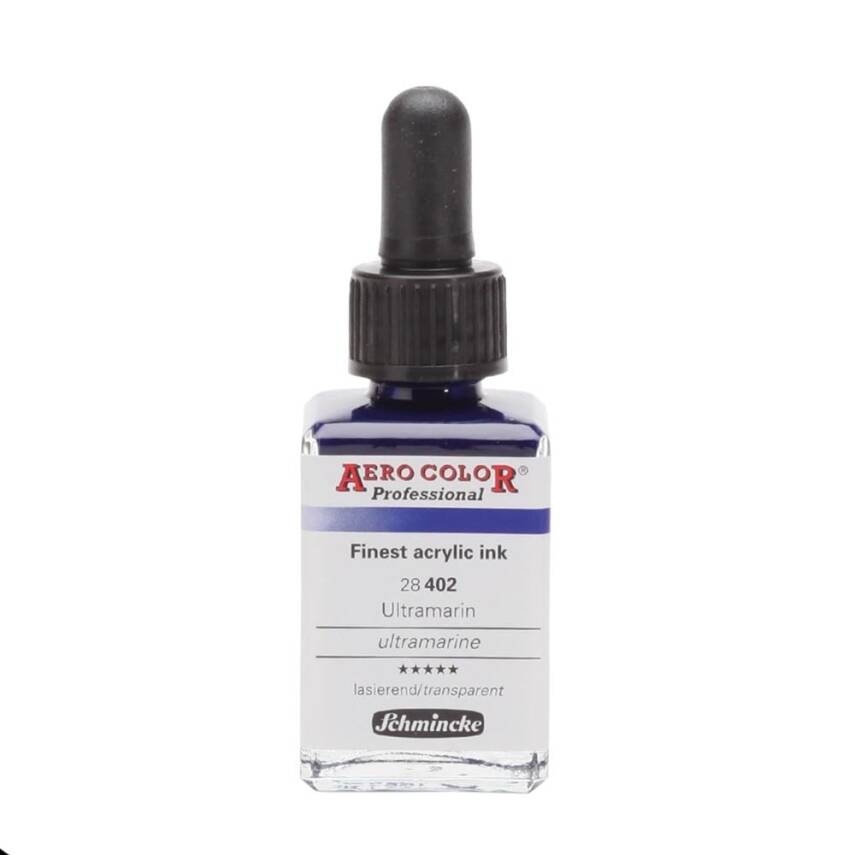 Schmincke Aero Color Acrylic Ink 28 ml 402 Ultramarine - 1