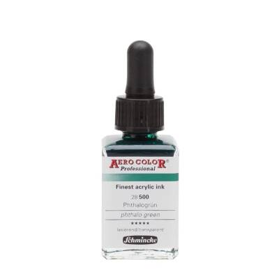 Schmincke Aero Color Acrylic Ink 28 ml 500 Phthalo Green