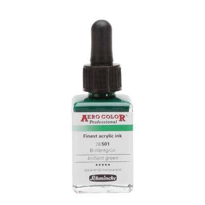 Schmincke Aero Color Acrylic Ink 28 ml 501 Brilliant Green