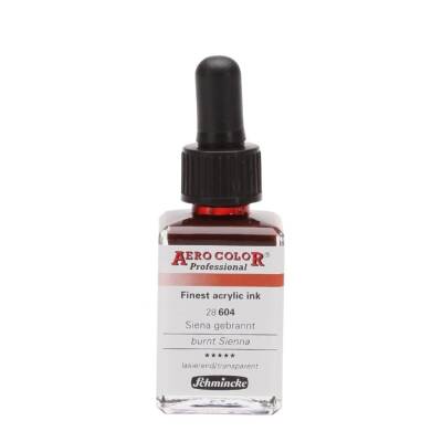 Schmincke Aero Color Acrylic Ink 28 ml 604 Burnt Sienna