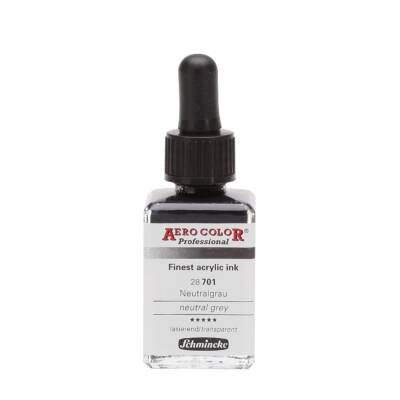 Schmincke Aero Color Acrylic Ink 28 ml 701 Neutral Gray