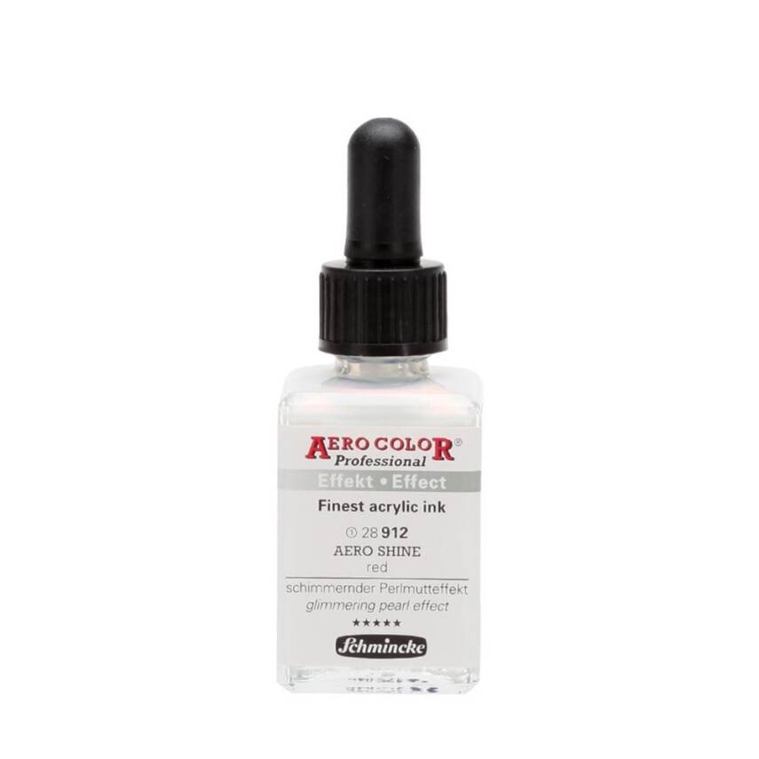 Schmincke Aero Color Acrylic Ink 28 ml 912 Aero Shine Red - 1
